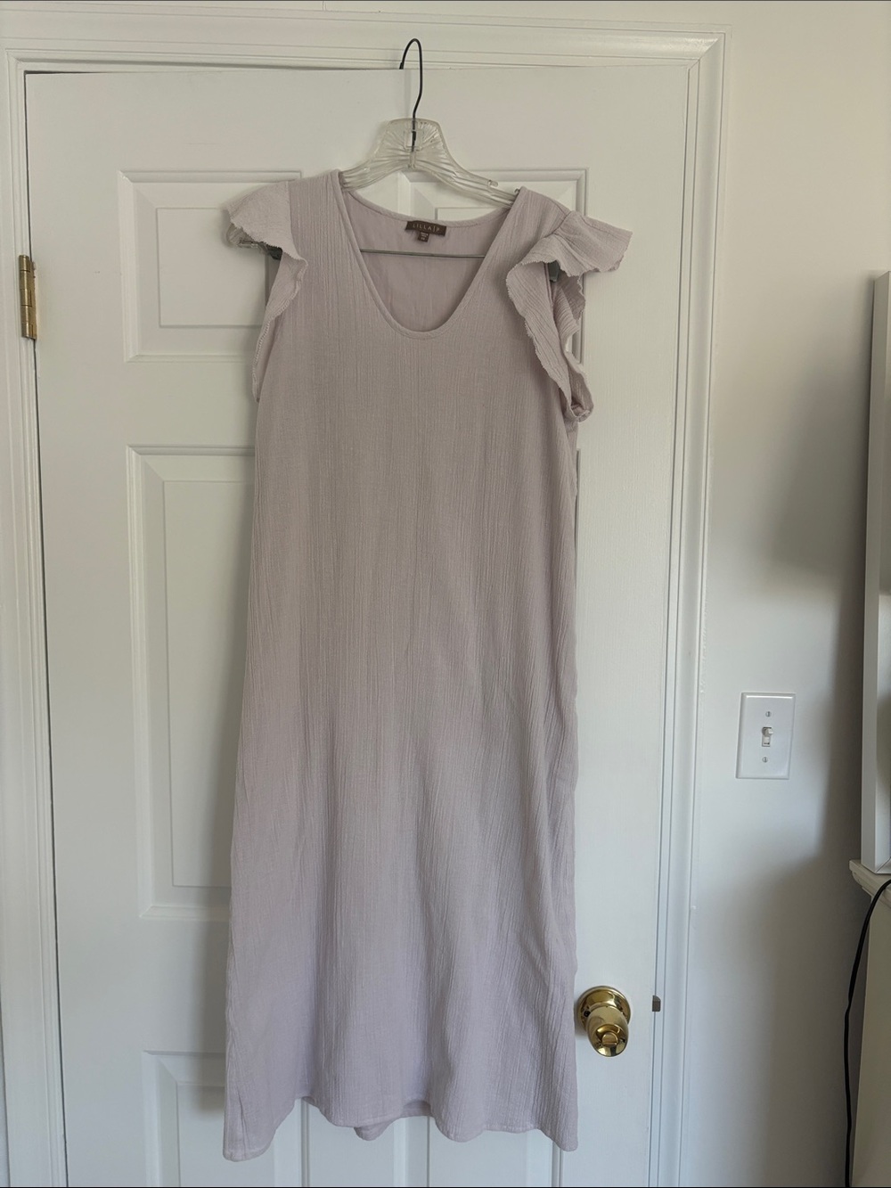 Lilla P Gauze Midi Ruffle-Sleeve Women's Dress